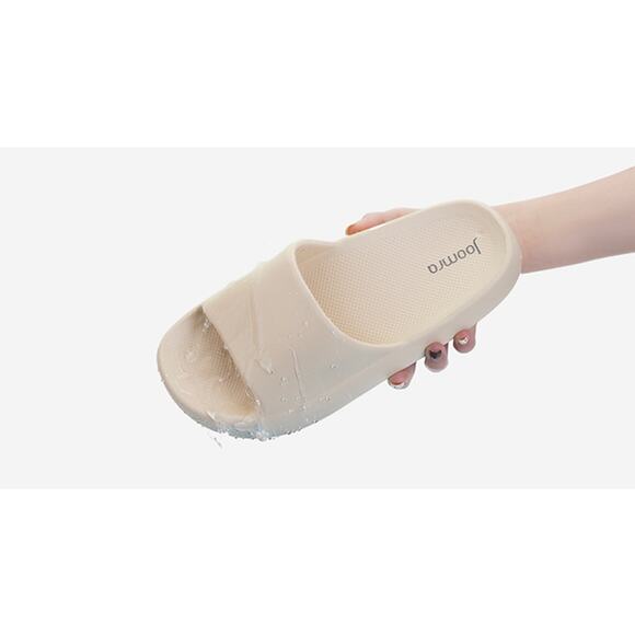 Recovery Slides Thick Sole Cloud Slippers for Women 9–10 / Men 7.5–8.5 Beige - Picture 6 of 9